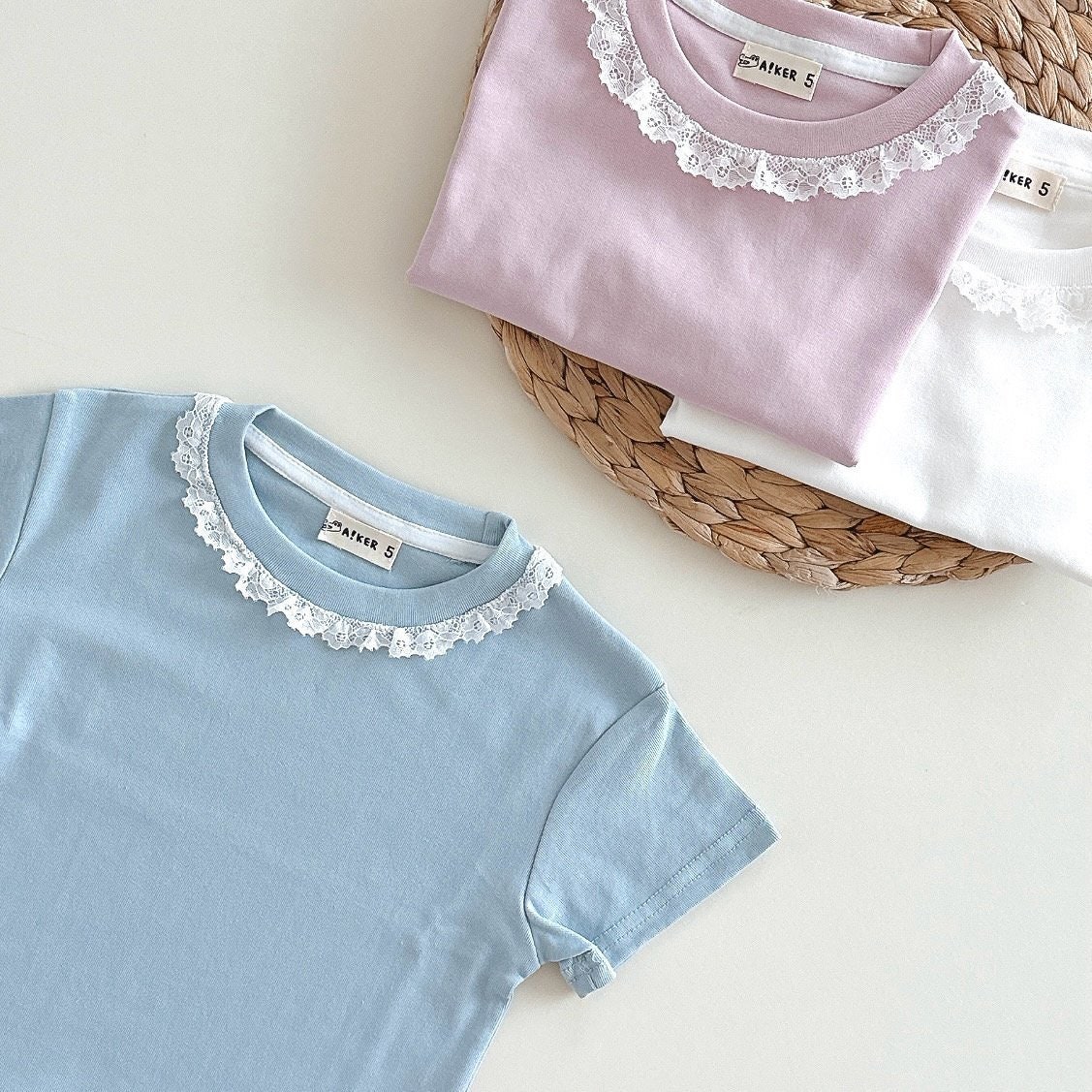Aker - Korean Children Fashion - #Kfashion4kids - Frill Tee - 4