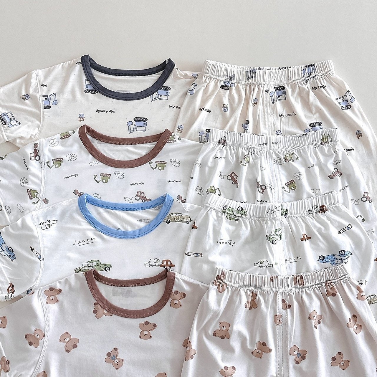Aker - Korean Children Fashion - #littlefashionista - Boys Pajama Set - 3