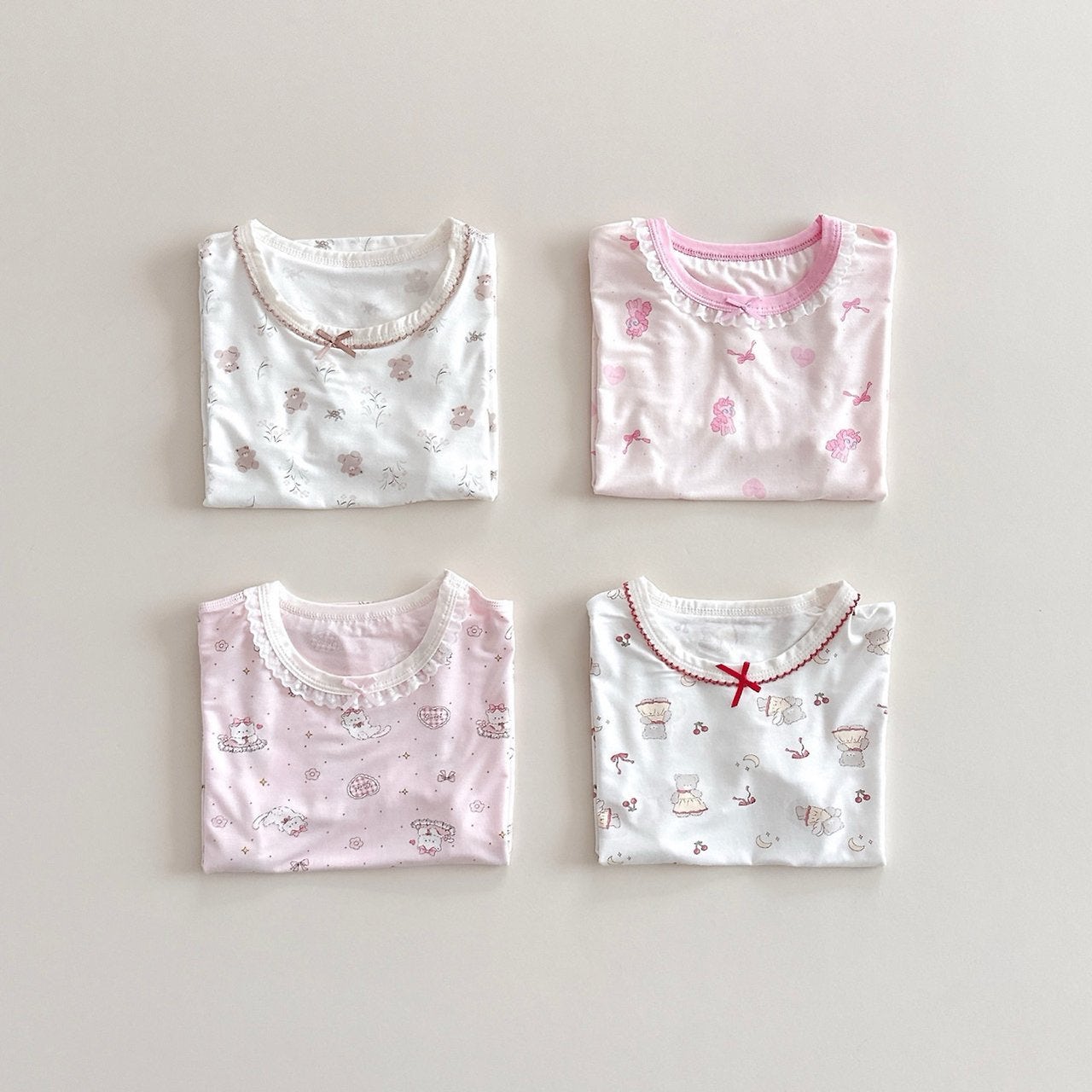 Aker - Korean Children Fashion - #littlefashionista - Girls Pajama Set - 2
