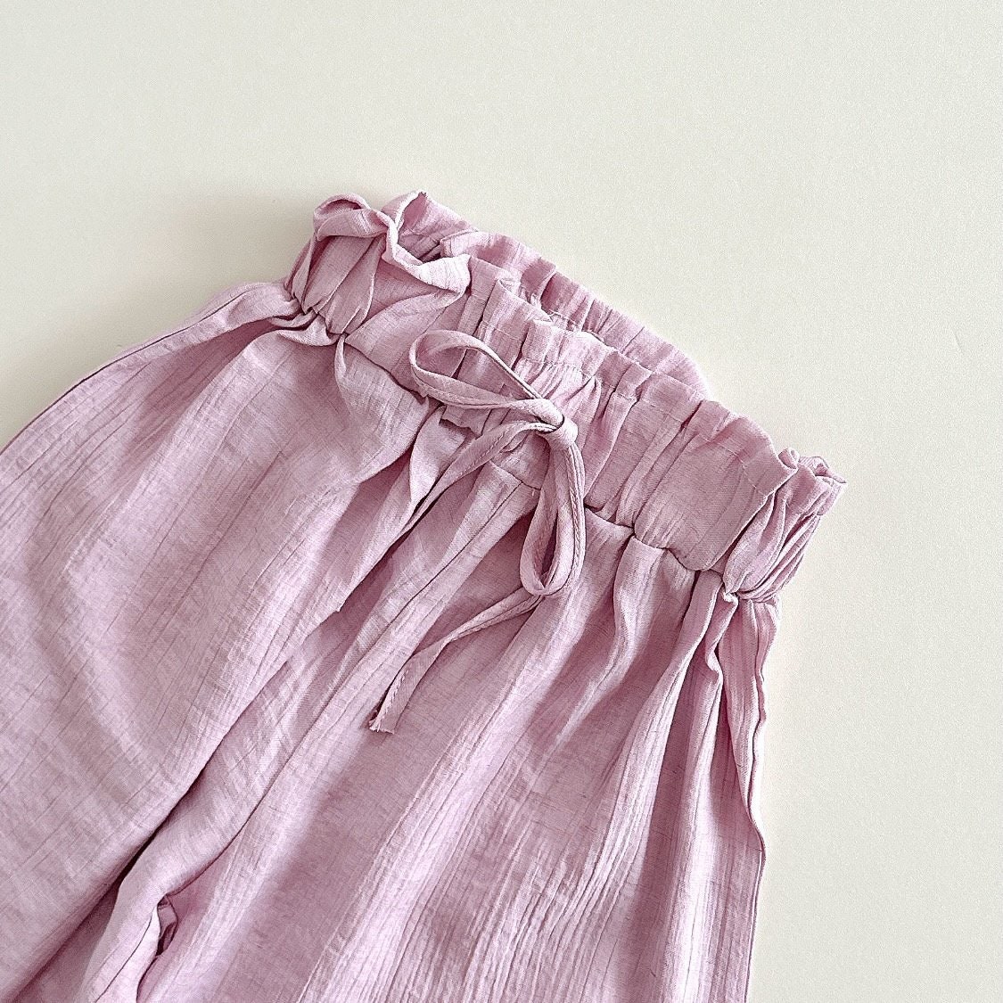 Aker - Korean Children Fashion - #magicofchildhood - Linen Wide Pants - 11