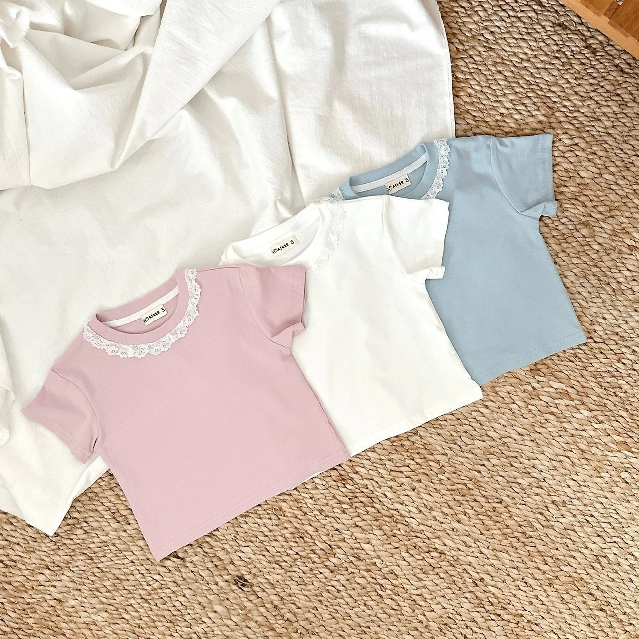 Aker - Korean Children Fashion - #minifashionista - Frill Tee - 6