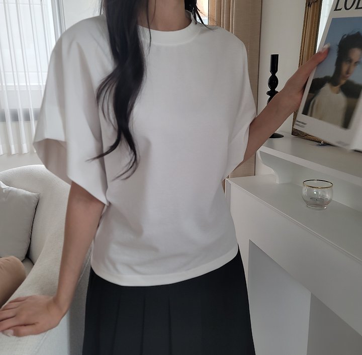 Allu - Korean Women Fashion - #momslook - Dia Wing Tee - 10