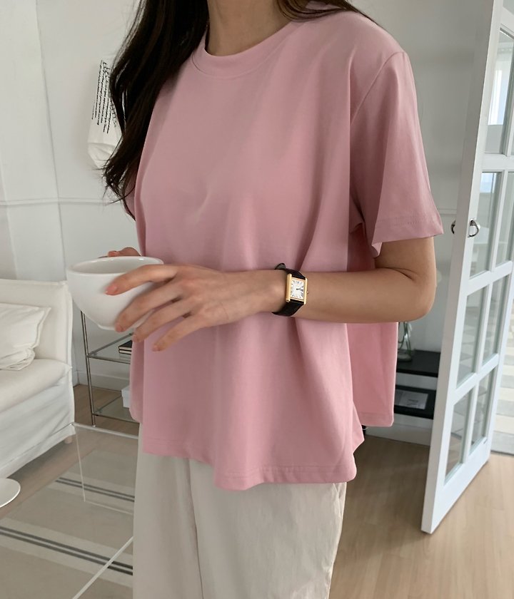 Allu - Korean Women Fashion - #vintageinspired - Jane Flare Tee - 12