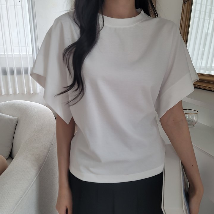Allu - Korean Women Fashion - #womensfashion - Dia Wing Tee - 12