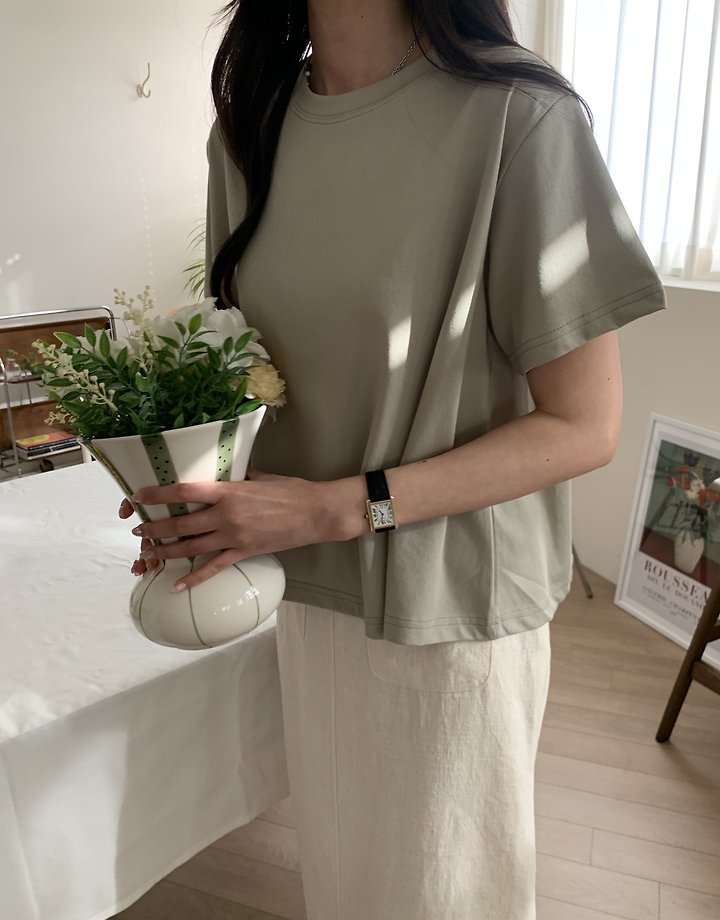Allu - Korean Women Fashion - #womensfashion - Jane Flare Tee - 5