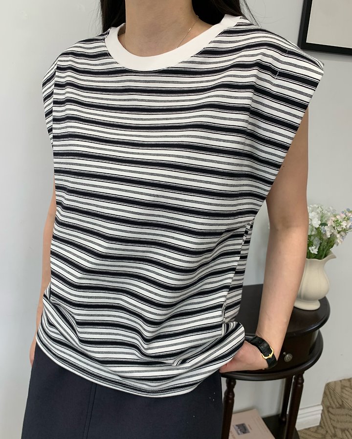 Allu - Korean Women Fashion - #womensfashion - Multi Vera Tank Top - 10