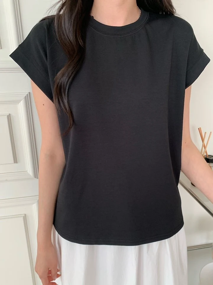 Allu - Korean Women Fashion - #womensfashion - Map Drop Sleeveless Top - 9