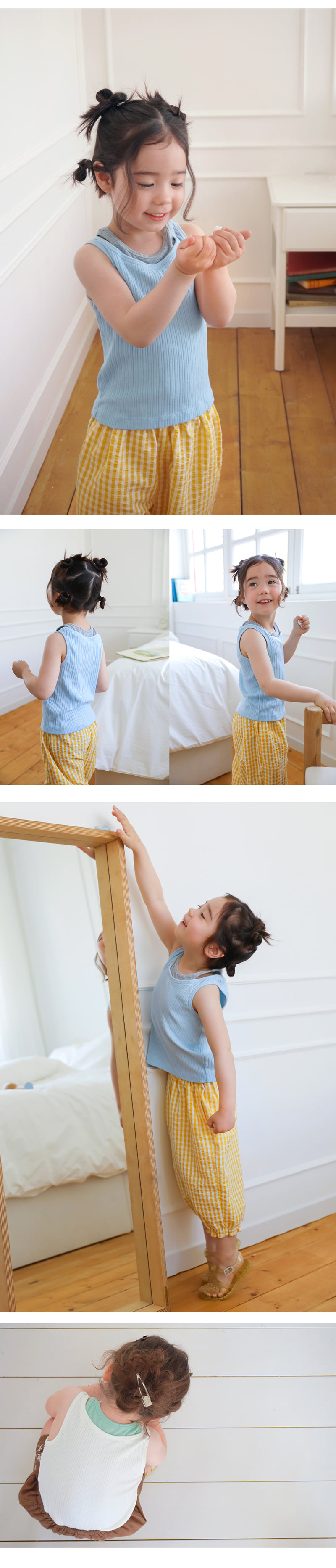 Amber - Korean Children Fashion - #kidzfashiontrend - Layered Sleeveless - 4