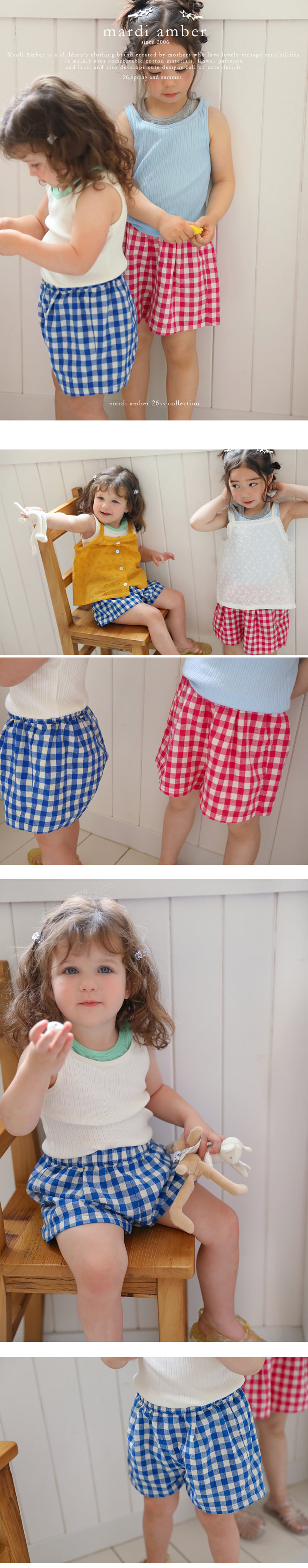 Amber - Korean Children Fashion - #Kfashion4kids - Coco Check Pants - 2