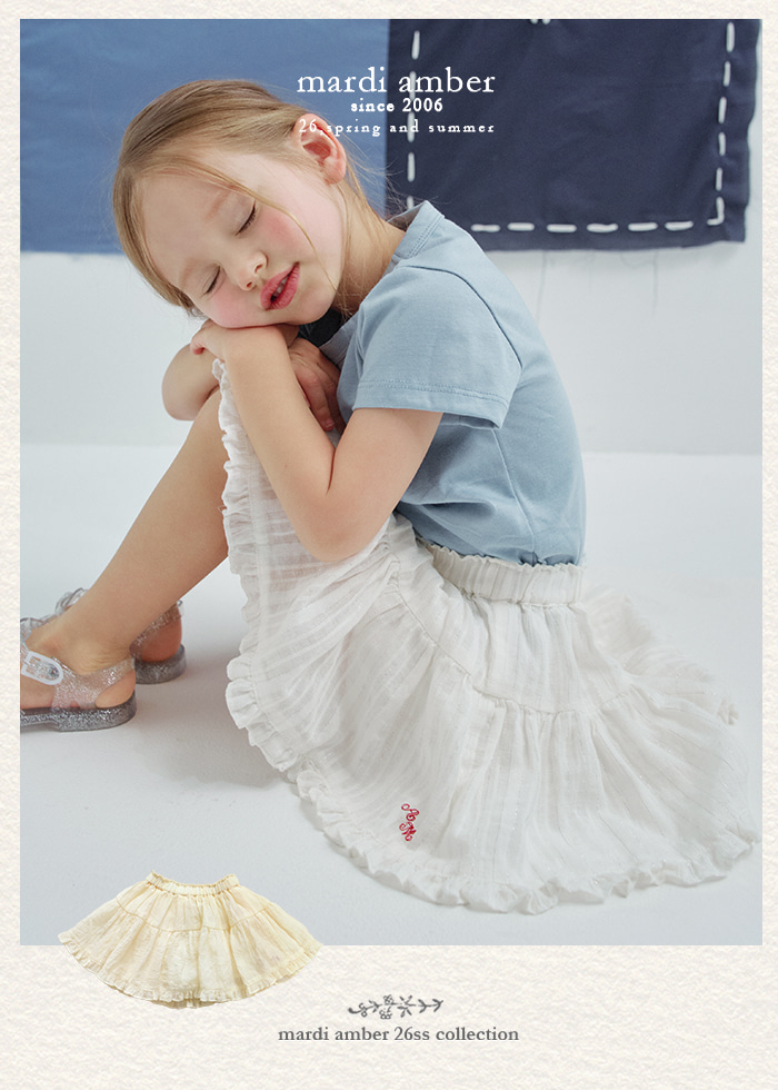 Amber - Korean Children Fashion - #childofig - Twinkle Frill Skirt
