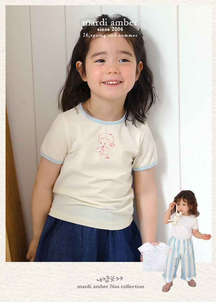 Amber - Korean Children Fashion - #kidsshorts - Mori Tee
