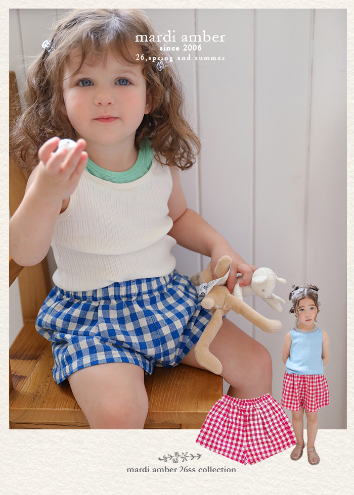 Amber - Korean Children Fashion - #kidzfashiontrend - Coco Check Pants