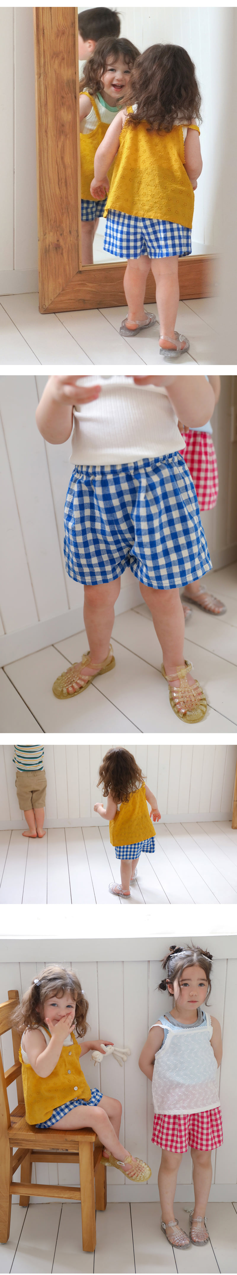 Amber - Korean Children Fashion - #littlefashionista - Coco Check Pants - 3