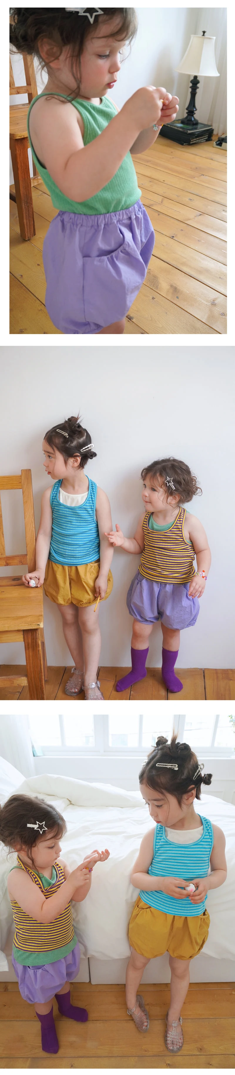 Amber - Korean Children Fashion - #littlefashionista - Sling Ribbed Sleeveless - 4