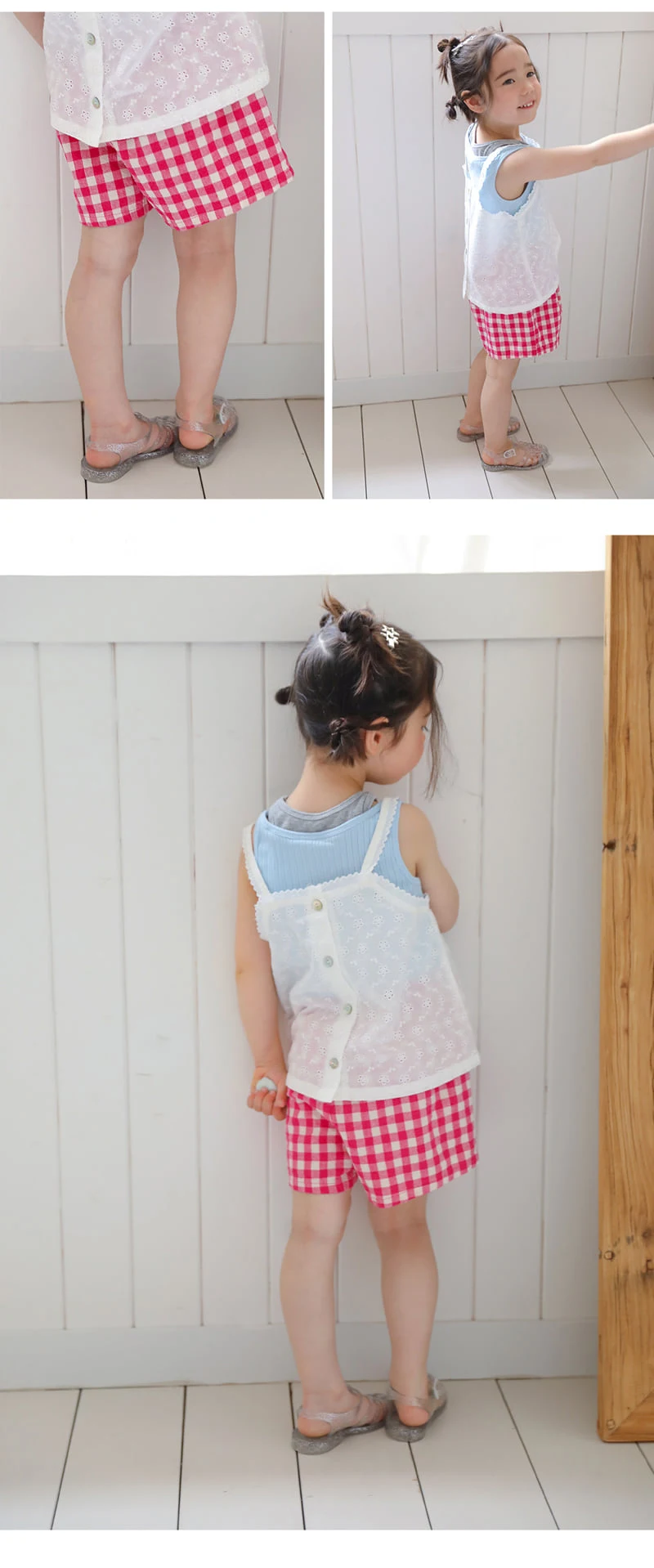 Amber - Korean Children Fashion - #minifashionista - Coco Check Pants - 5