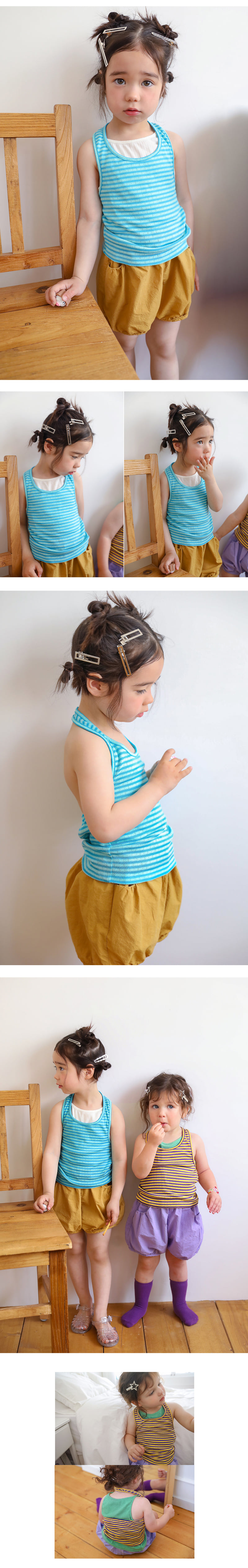 Amber - Korean Children Fashion - #minifashionista - Bibi Halter Neck Sleeveless - 3