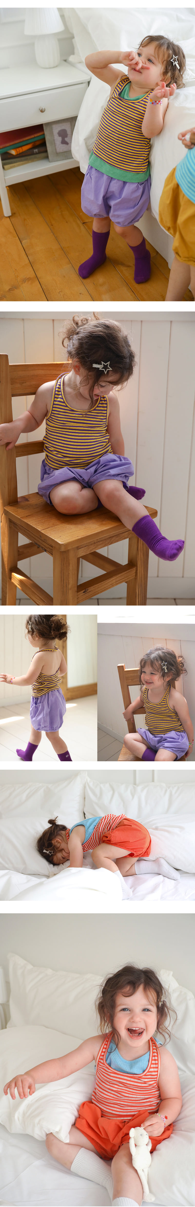 Amber - Korean Children Fashion - #minifashionista - Bibi Halter Neck Sleeveless - 4