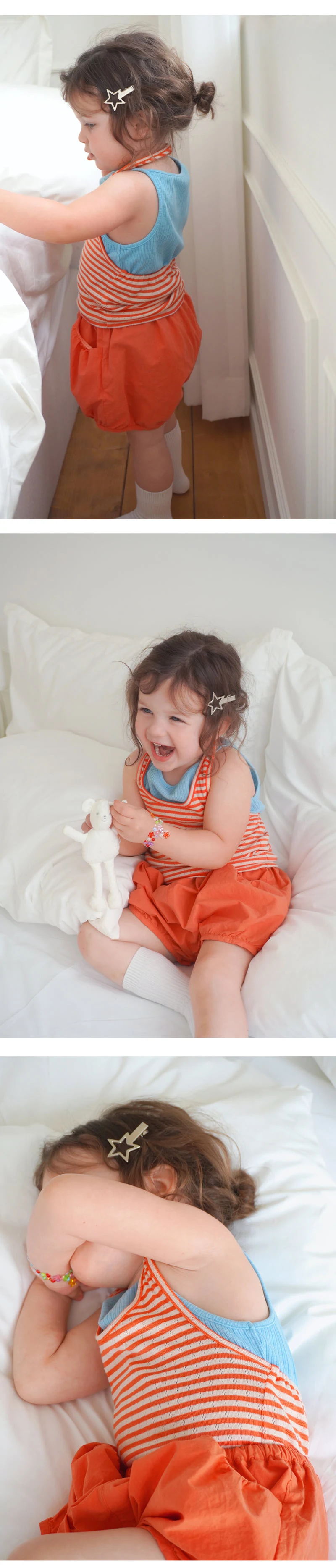 Amber - Korean Children Fashion - #todddlerfashion - Bibi Halter Neck Sleeveless - 5