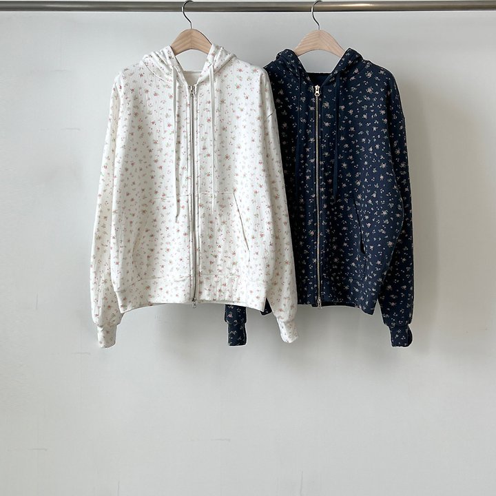 Another Avenue - Korean Women Fashion - #momslook - Cottage Hood Zip-Up