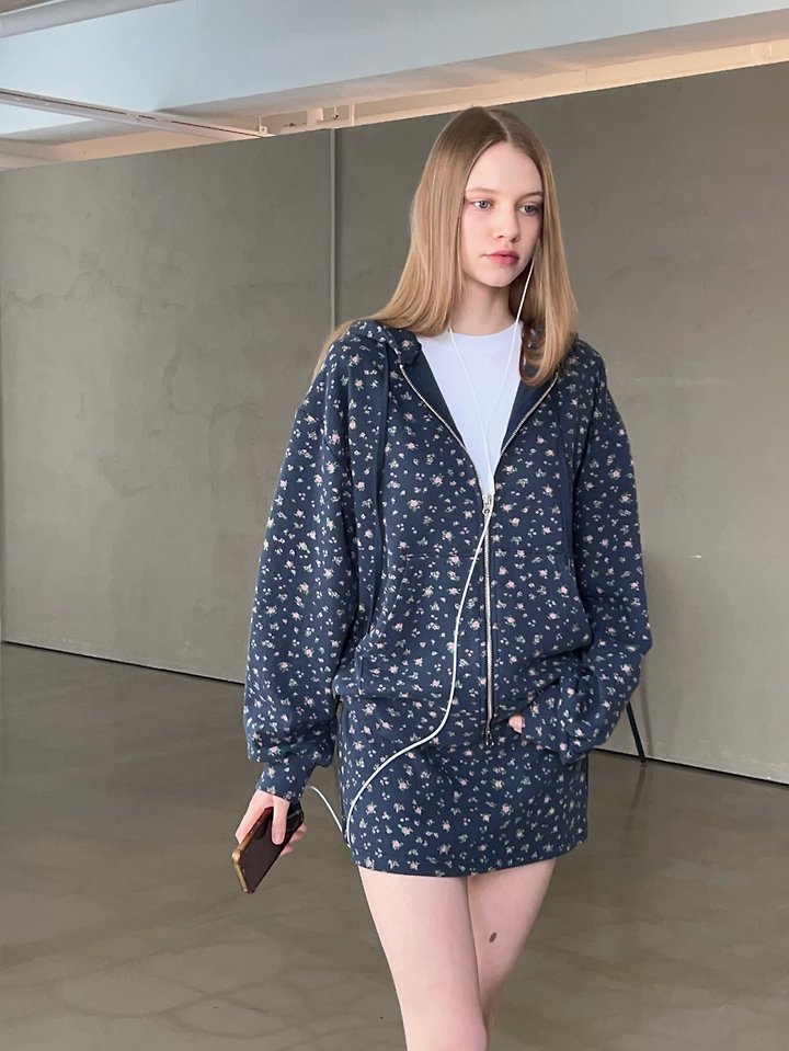 Another Avenue - Korean Women Fashion - #momslook - Cottage Hood Zip-Up - 9