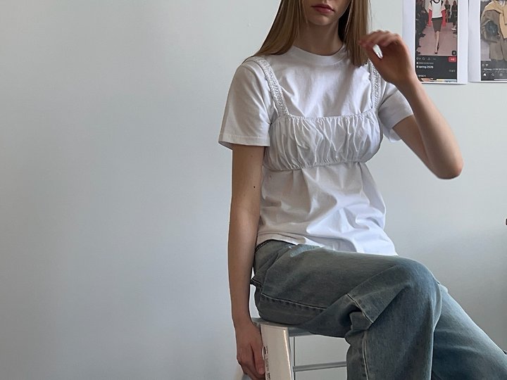 Another Avenue - Korean Women Fashion - #momslook - Cropped Top - 3