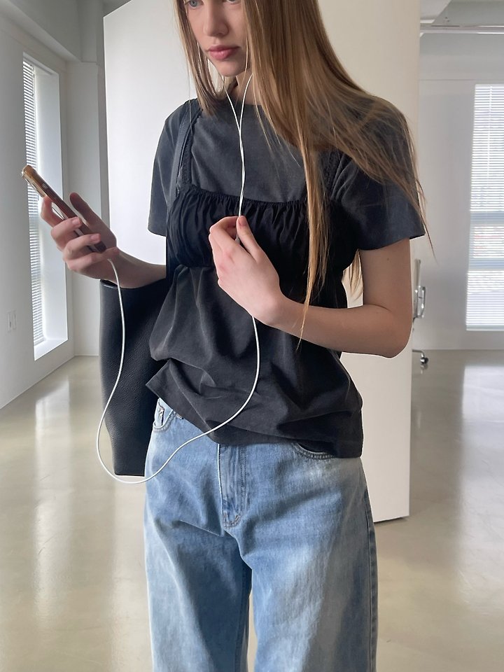 Another Avenue - Korean Women Fashion - #momslook - Wear Pigment Tee - 10