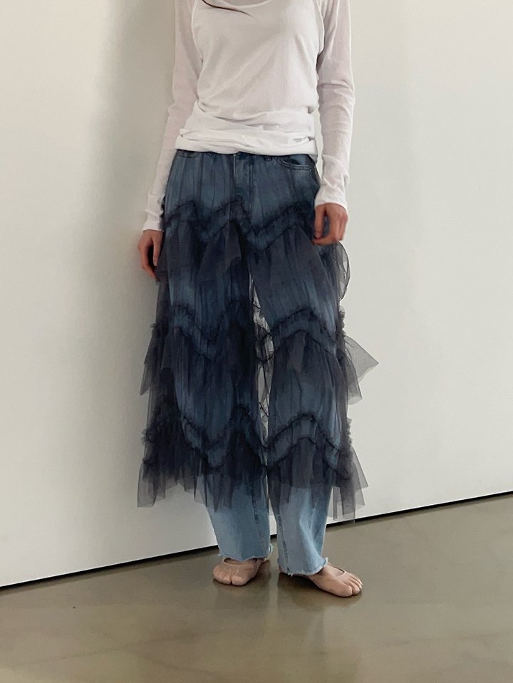 Another Avenue - Korean Women Fashion - #momslook - Triangle Cancan Skirt - 3