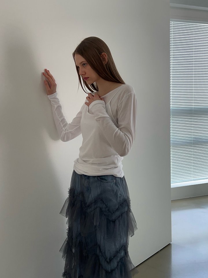 Another Avenue - Korean Women Fashion - #momslook - Triangle Cancan Skirt - 5