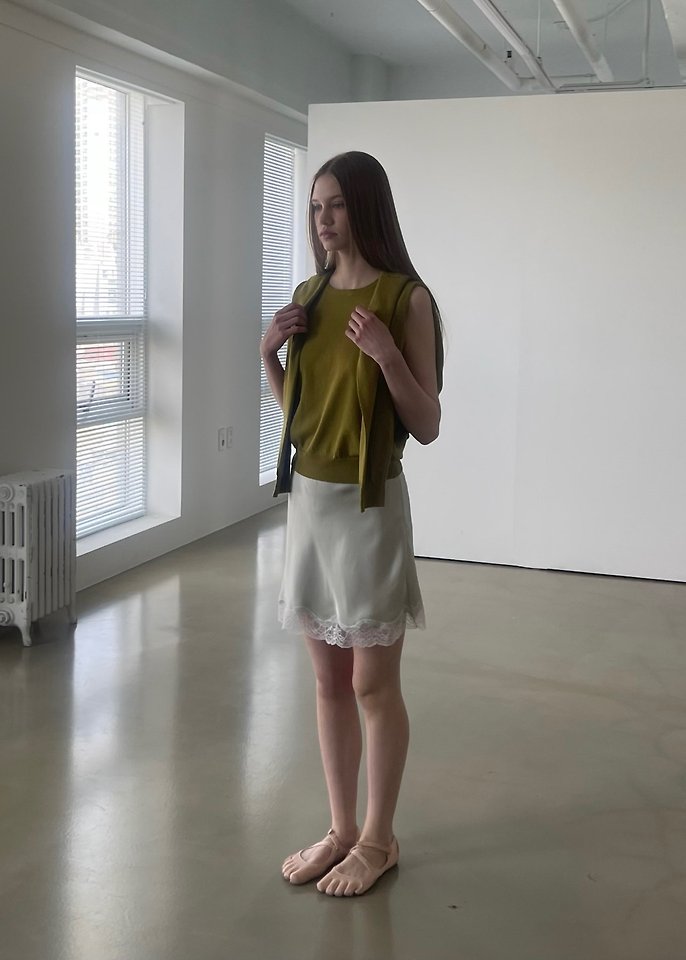 Another Avenue - Korean Women Fashion - #momslook - Basic Linen Knit Set (Sleeveless+Cardigan) - 10