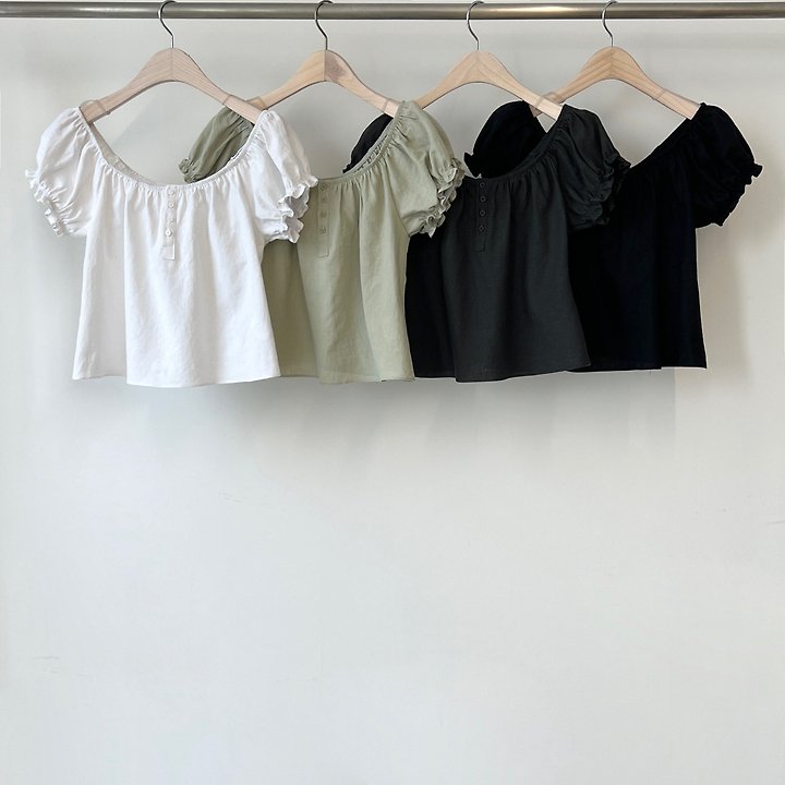 Another Avenue - Korean Women Fashion - #momslook - Linen Petit Blouse