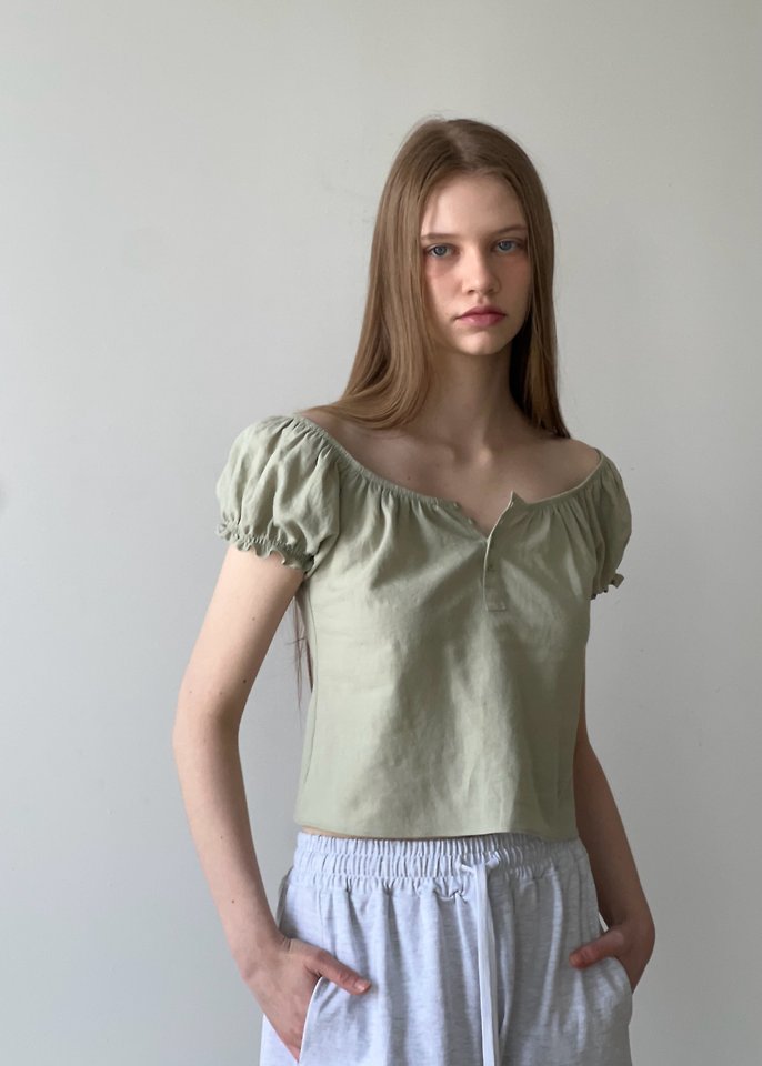 Another Avenue - Korean Women Fashion - #momslook - Linen Petit Blouse - 7