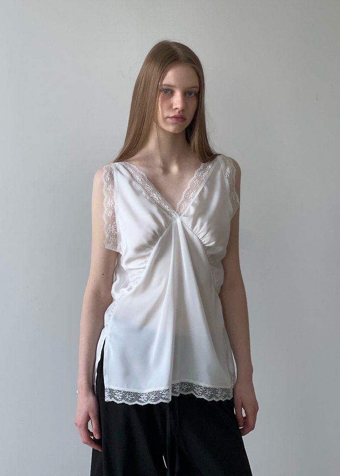 Another Avenue - Korean Women Fashion - #momslook - Muse Slip Sleeveless Top - 3