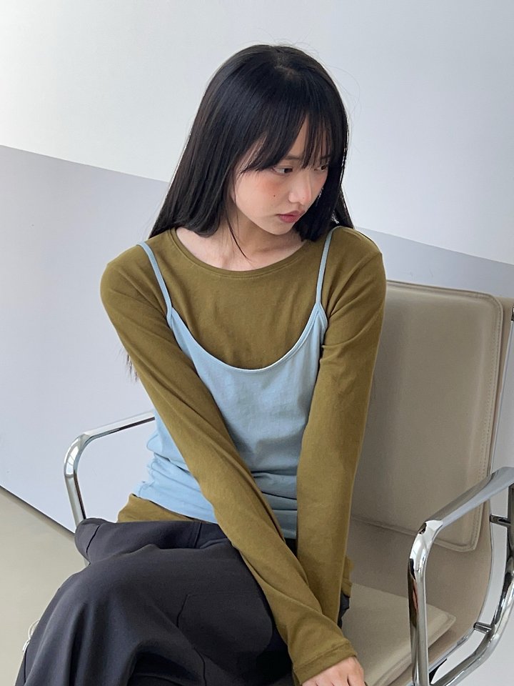 Another Avenue - Korean Women Fashion - #momslook - Earth Sleeveless Top - 7
