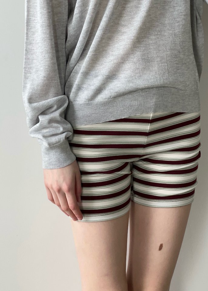 Another Avenue - Korean Women Fashion - #thelittlethings - Multi Stripe Short Pants - 4