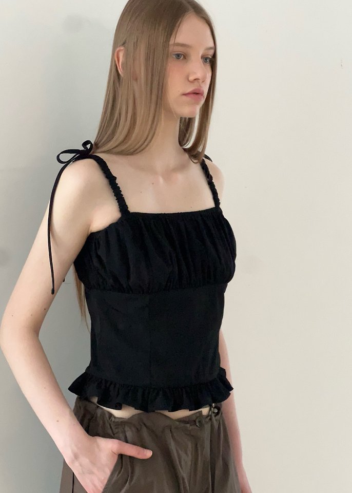 Another Avenue - Korean Women Fashion - #momslook - Scrunch Sleeveless Blouse - 10