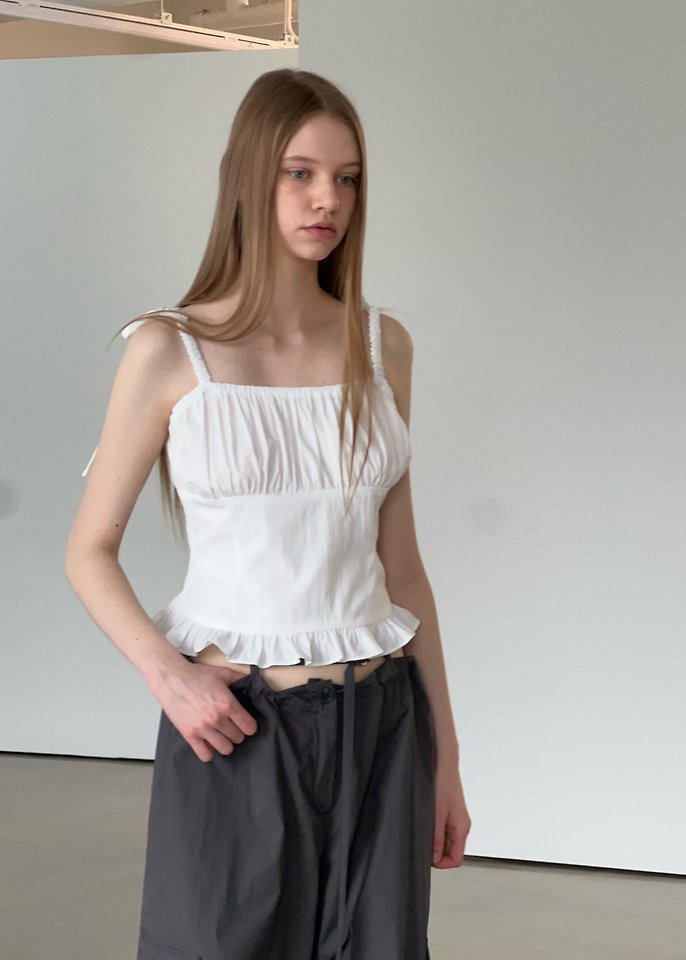 Another Avenue - Korean Women Fashion - #womensfashion - Scrunch Sleeveless Blouse - 4