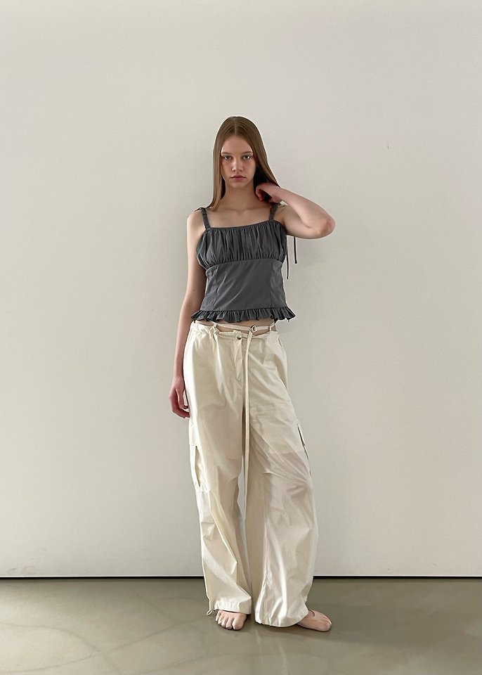 Another Avenue - Korean Women Fashion - #momslook - Scrunch Sleeveless Blouse - 6