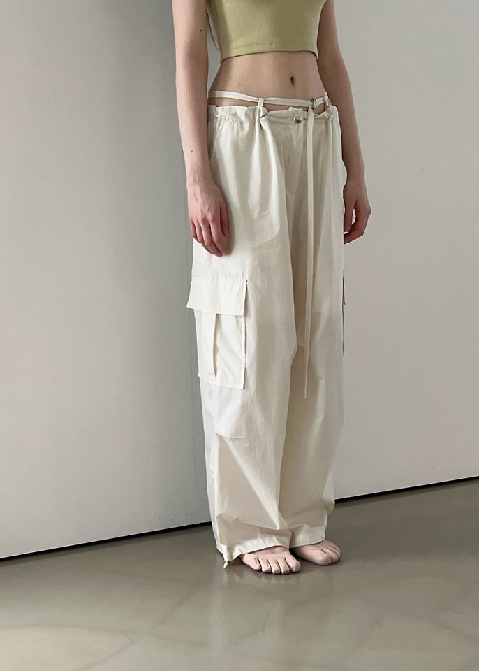Another Avenue - Korean Women Fashion - #momslook - Washed Strap Pants - 11