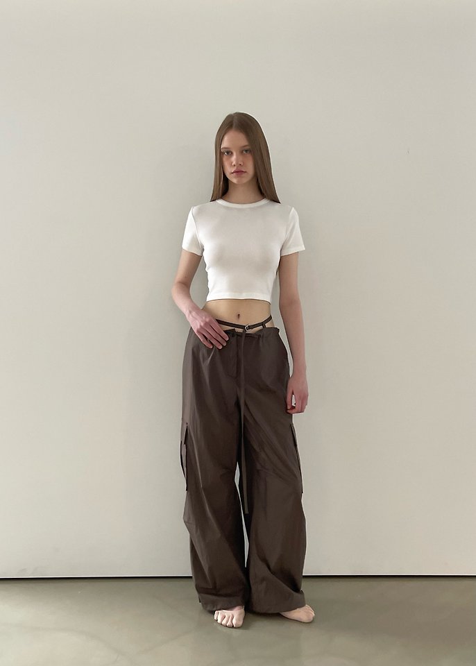 Another Avenue - Korean Women Fashion - #momslook - Washed Strap Pants - 3