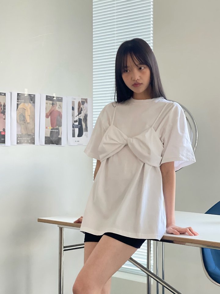 Another Avenue - Korean Women Fashion - #pursuepretty - Top Cross Tee - 3