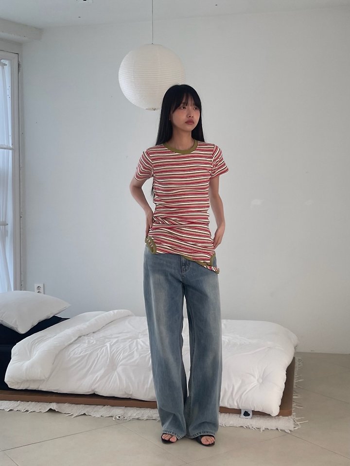 Another Avenue - Korean Women Fashion - #restrostyle - Retro Sleeveless Half Sleeve Tee - 3