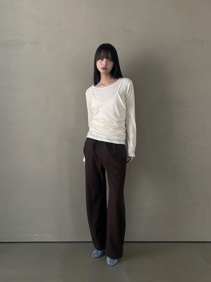 Another Avenue - Korean Women Fashion - #romanticstyle - Earth Sleeveless Top - 3