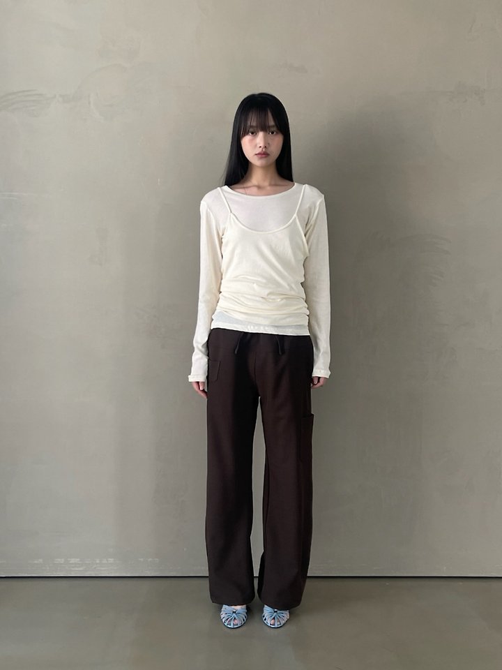 Another Avenue - Korean Women Fashion - #romanticstyle - Earth Sleeveless Top - 4