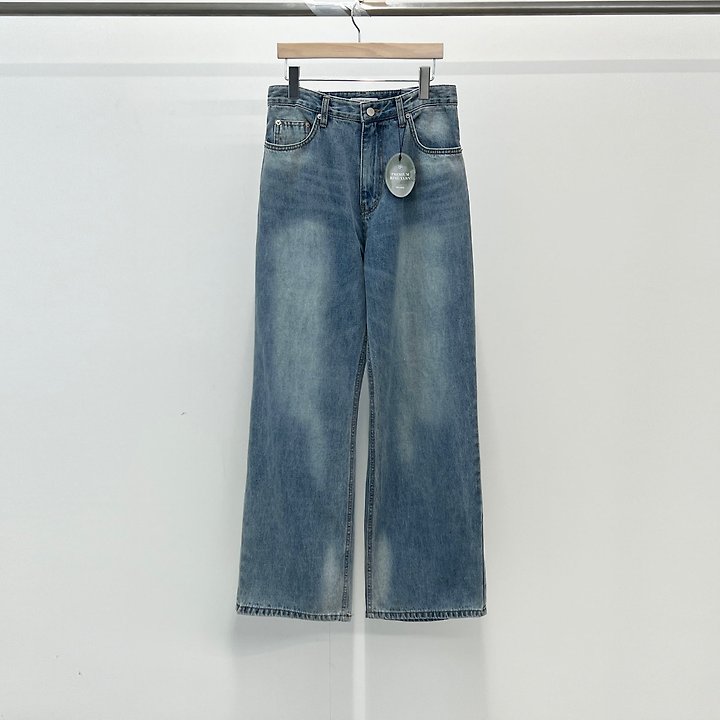 Another Avenue - Korean Women Fashion - #thatsdarling - X-Ray Washed Denim Pants