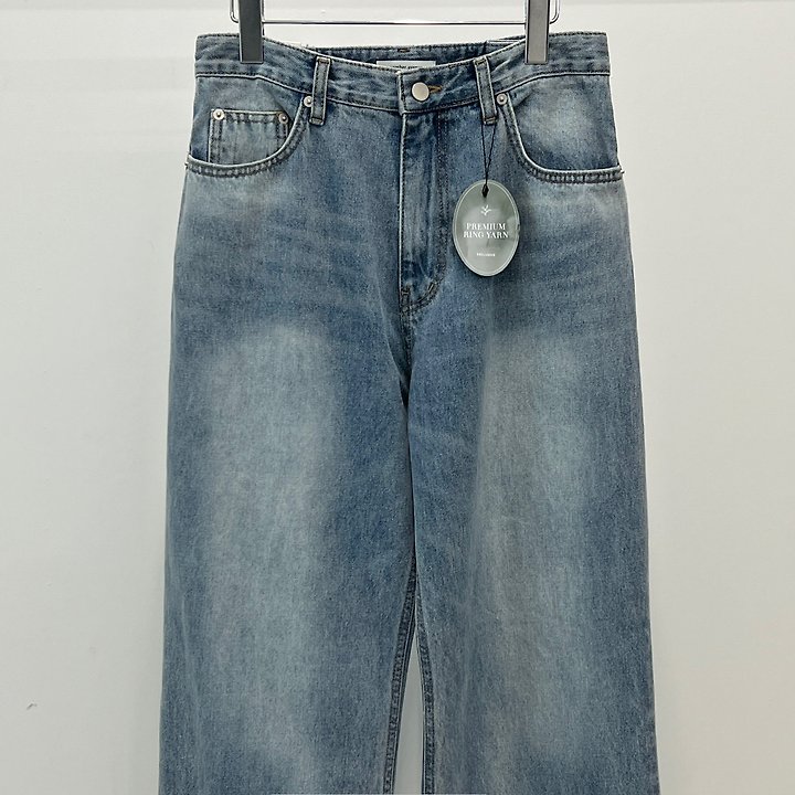 Another Avenue - Korean Women Fashion - #thelittlethings - X-Ray Washed Denim Pants - 2