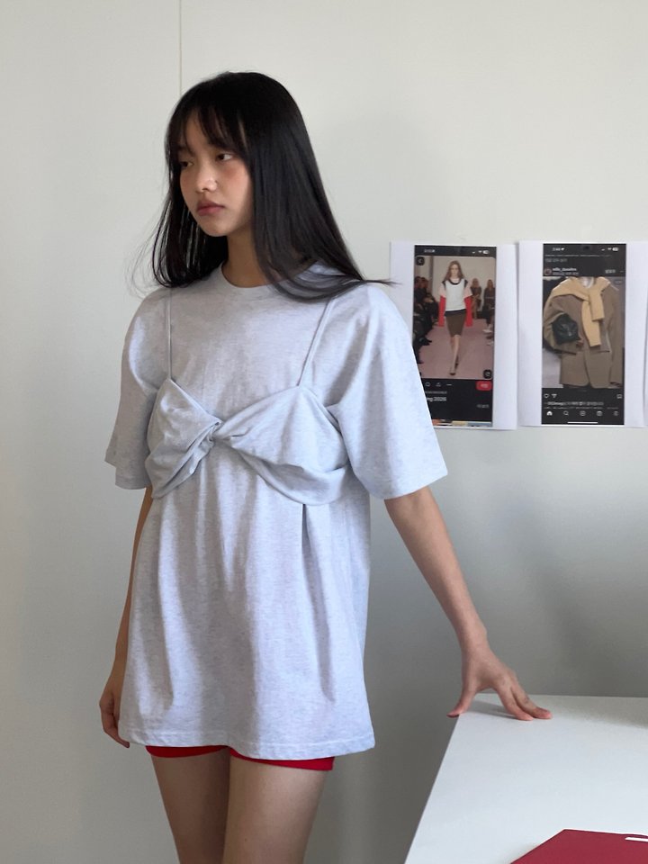 Another Avenue - Korean Women Fashion - #thelittlethings - Top Cross Tee - 8