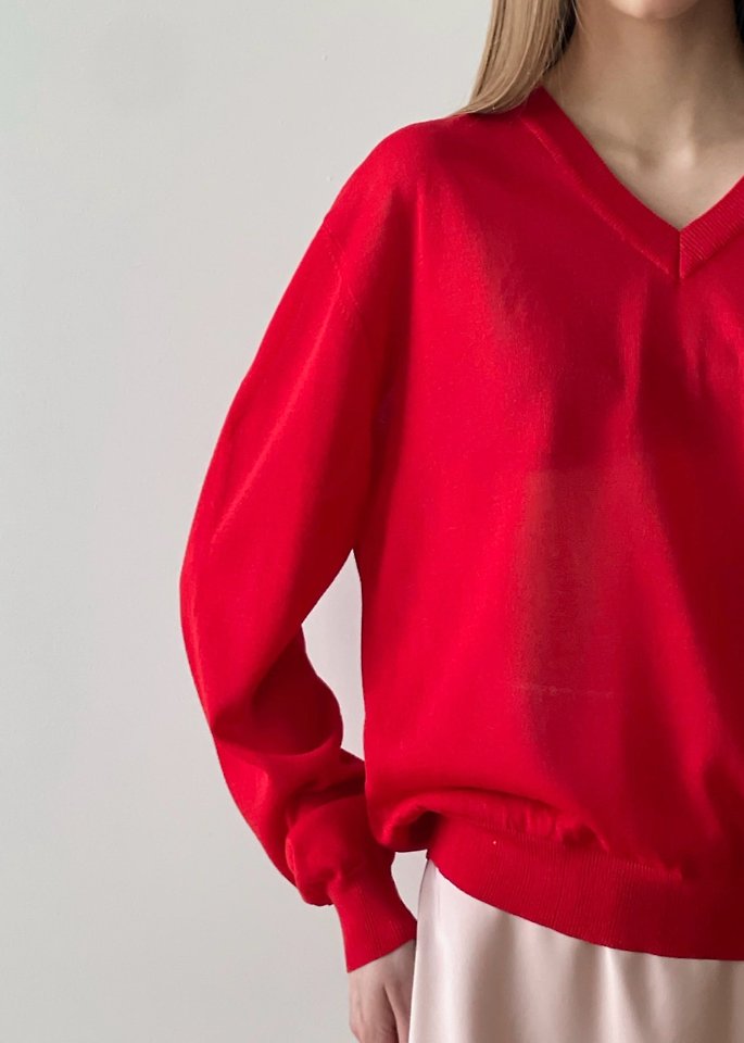 Another Avenue - Korean Women Fashion - #thelittlethings - Silhouette V-Neck Knit - 9