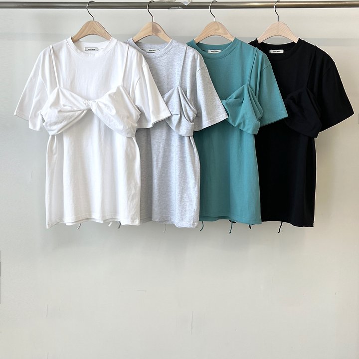 Another Avenue - Korean Women Fashion - #vintageinspired - Top Cross Tee