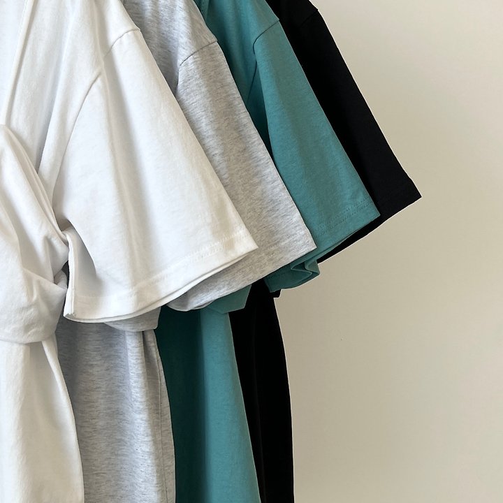 Another Avenue - Korean Women Fashion - #vintagekidsstyle - Top Cross Tee - 2