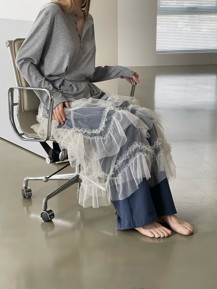 Another Avenue - Korean Women Fashion - #womensfashion - Triangle Cancan Skirt - 10